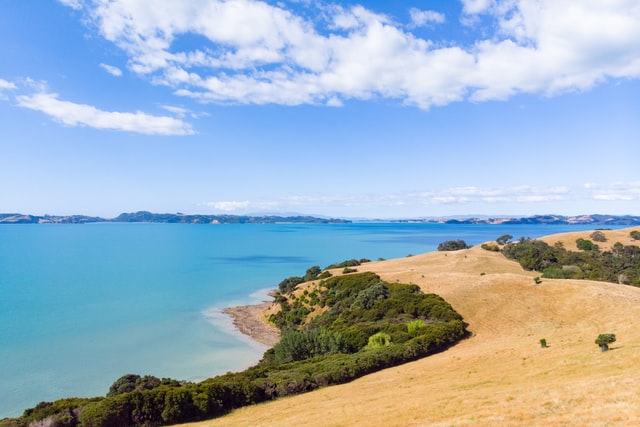 green hills overlooking sea at duder regional park