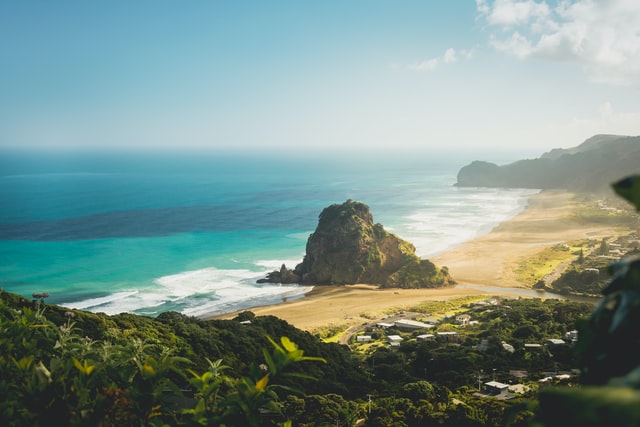 piha beach in auckland