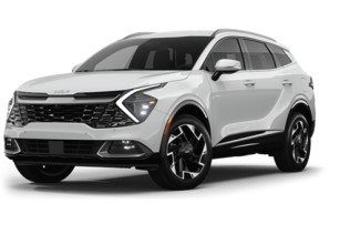 white kia sportage suv